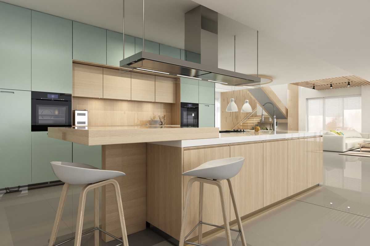 Kuchnia na wymiar - styl skandynawski