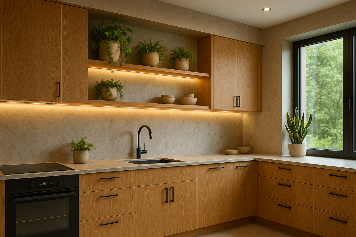 Kuchnia w stylu organic modern