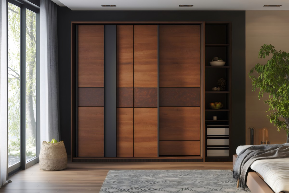 Stylowa szafa na wymiar w sypialni